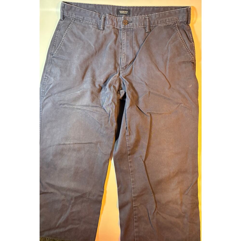 Mens Casual Pants, Lands End, Waist 35